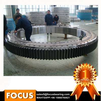 Four-point conact ball slewing bearing with gear in inner ring 012.25.630